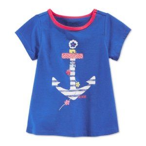 First Impressions Baby Girls' Floral Anchor T-Shirt, Size 3-6 Months, Retail $13